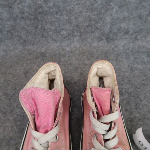 Converse Shoes Baby 5 Sneakers Chuck Taylor All Star Hi Top Pink Canvas Toddler - Picture 4 of 13